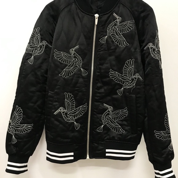 Black Zara Bomber Jacket - Picture 1 of 5